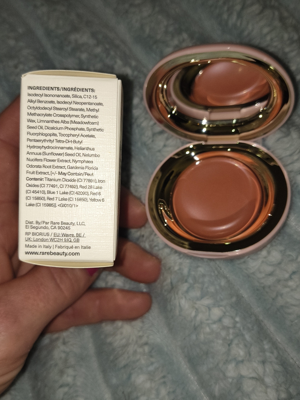 Rare Beauty Stay Vulnerable Cream Blush - Neutral (Peachy Pink) - Picture 4 of 4